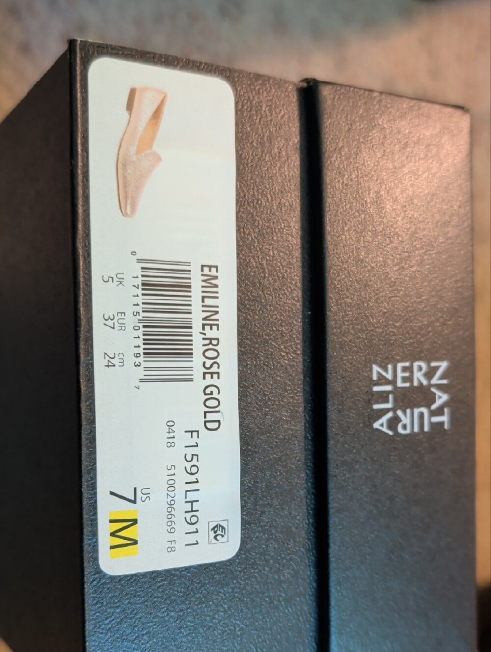 Naturalizer Rose Gold Metallic Slip-On Loafers - Picture 4 of 4
